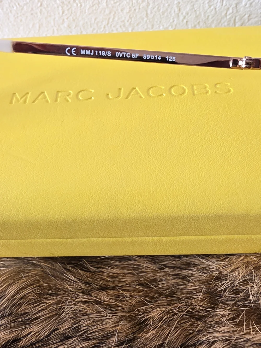 Marc Jacobs Rose Gold Aviator Sunglasses